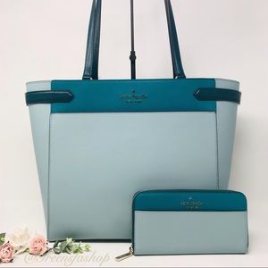 New Kate Spade staci laptop tote purse & wallet